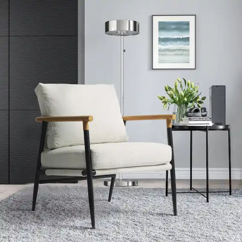 Upholstered Accent chair Club Chair for Living Room