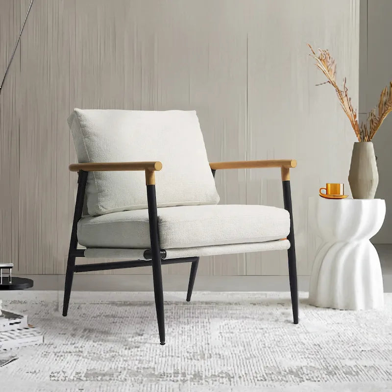 Upholstered Accent chair Club Chair for Living Room