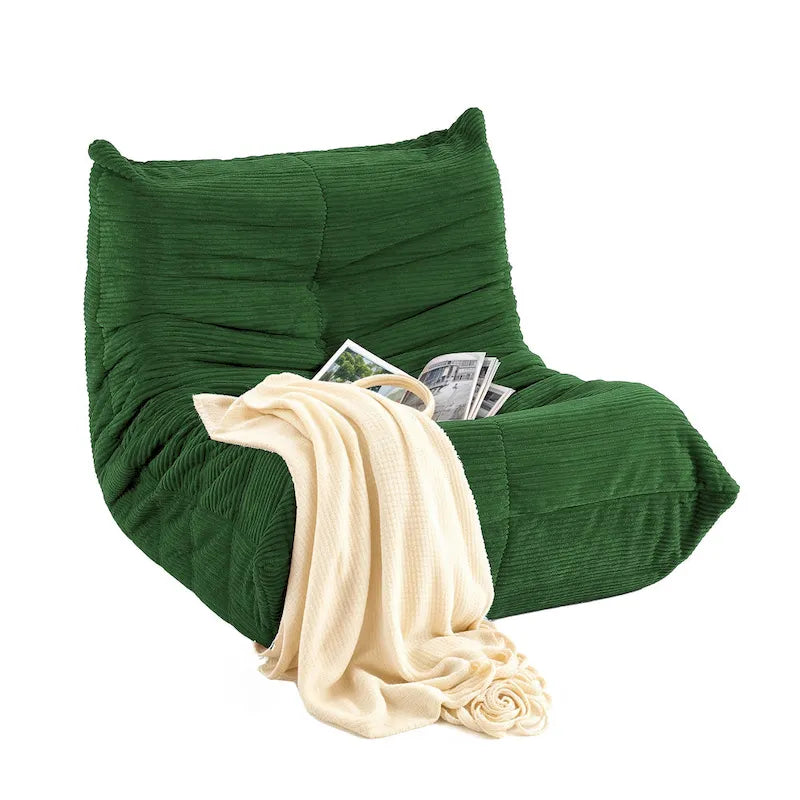 Moasis Bean Bag Chairs Single Sofa with Memory Foam,Lazy Floor Sofa for Adults & Kids