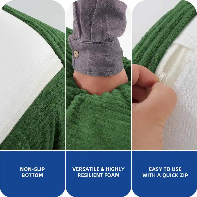 Moasis Bean Bag Chairs Single Sofa with Memory Foam,Lazy Floor Sofa for Adults & Kids