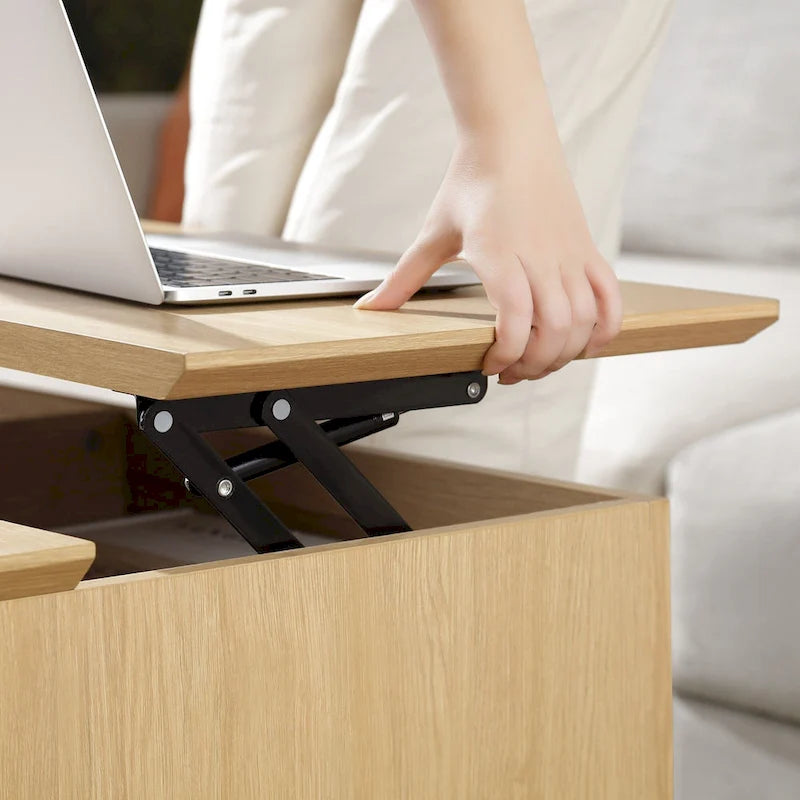 Chelsea Square Teagan Rattan Lift-Top Coffee Table with Storage - 42  x 17