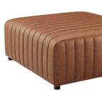 Harland Faux Leather Square Coffee Table/Ottoman