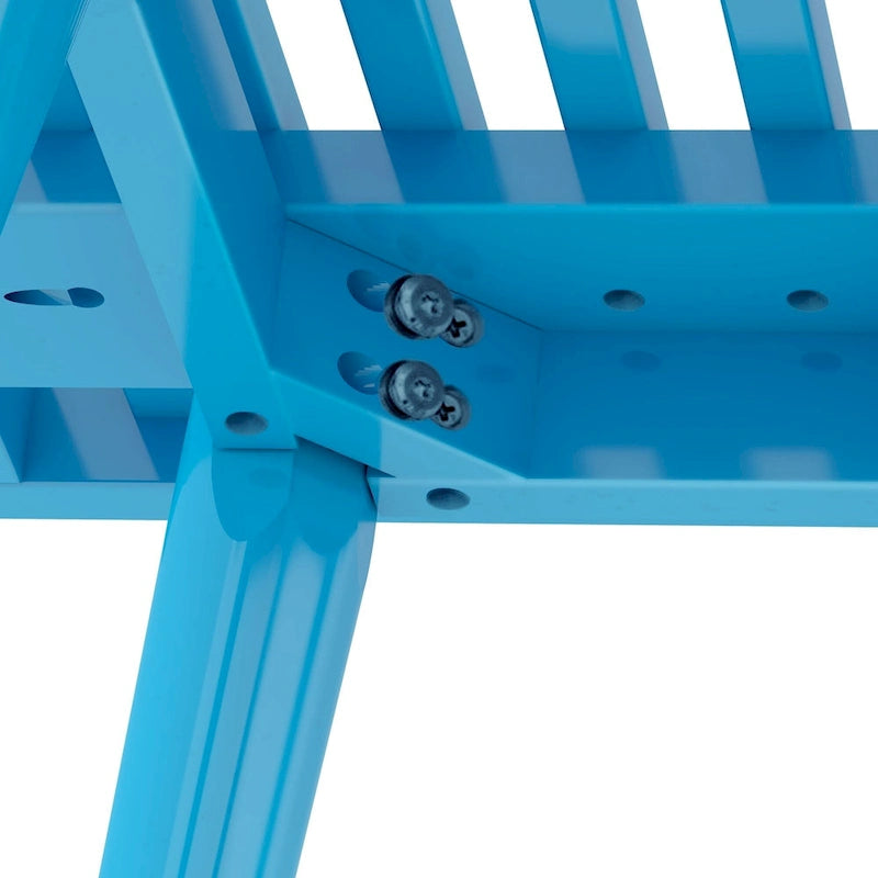 Plank and Beam Mid Century Modern Wood Square Bench