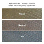 Plank and Beam Mid Century Modern Wood Square Bench