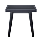 Plank and Beam Mid Century Modern Wood Square Bench