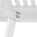 Plank and Beam Mid Century Modern Wood Square Bench