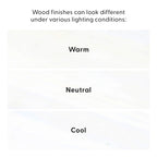 Plank and Beam Mid Century Modern Wood Square Bench