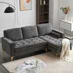 3-Seater Golden Tripod Legs Indoor Modular Sofa