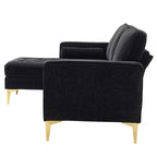 3-Seater Golden Tripod Legs Indoor Modular Sofa
