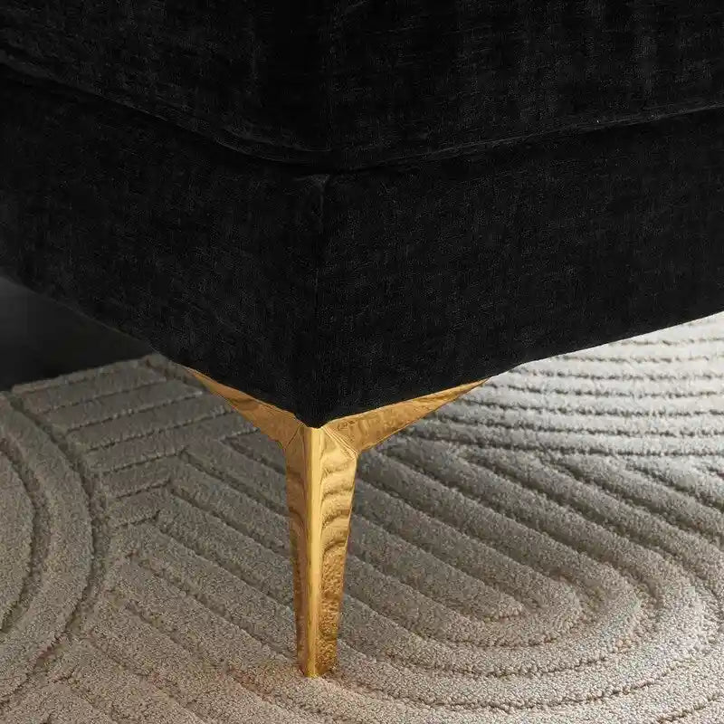 3-Seater Golden Tripod Legs Indoor Modular Sofa