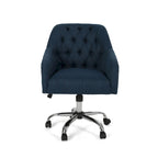 Barbour Upholstered Swivel Office Chair by Christopher Knight Home - N/A