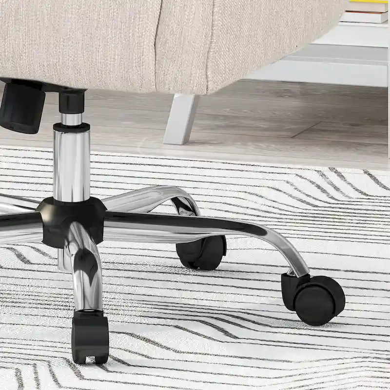 Barbour Upholstered Swivel Office Chair by Christopher Knight Home - N/A