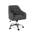 Barbour Upholstered Swivel Office Chair by Christopher Knight Home - N/A