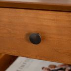 Middlebrook Mid-Century Solid Wood 1-Drawer, 1 Shelf Nightstand