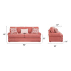 American Furniture Classics Coral Springs Sofa with Three Matching Pillows