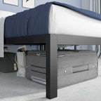 Priage by ZINUS 18-inch High Black Metal Platform Bed Frame