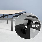 Priage by ZINUS 18-inch High Black Metal Platform Bed Frame