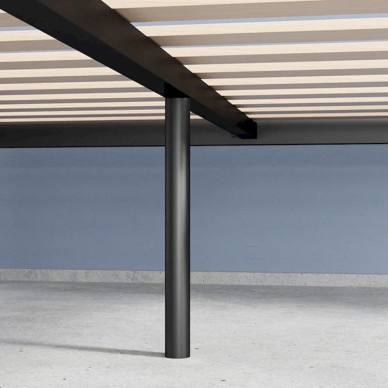 Priage by ZINUS 18-inch High Black Metal Platform Bed Frame