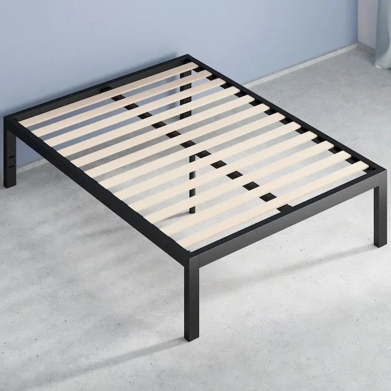 Priage by ZINUS 18-inch High Black Metal Platform Bed Frame