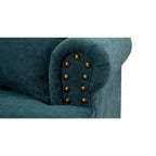 Modern Sofa Chair with Nailhead Rivet Trim - 33.07 x 37.20 x 35.43