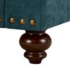 Modern Sofa Chair with Nailhead Rivet Trim - 33.07 x 37.20 x 35.43