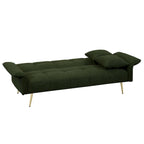 Convertible Double Sofa Bed with Folding Armrests - 31.10 x 70.00 x 31.49