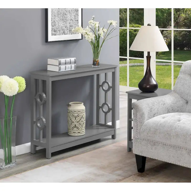 Convenience Concepts Ring Console Table with Shelf