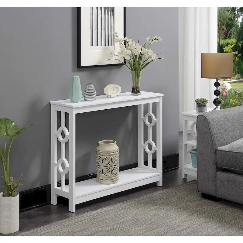 Convenience Concepts Ring Console Table with Shelf