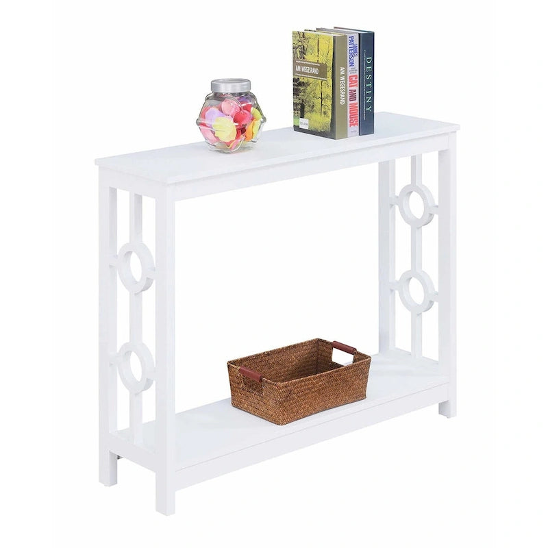 Convenience Concepts Ring Console Table with Shelf