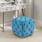 Soft Foot Stool,Dressing Makeup Chair,Upholstered Ottoman