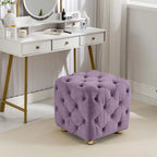 Soft Foot Stool,Dressing Makeup Chair,Upholstered Ottoman