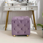 Soft Foot Stool,Dressing Makeup Chair,Upholstered Ottoman