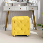 Soft Foot Stool,Dressing Makeup Chair,Upholstered Ottoman