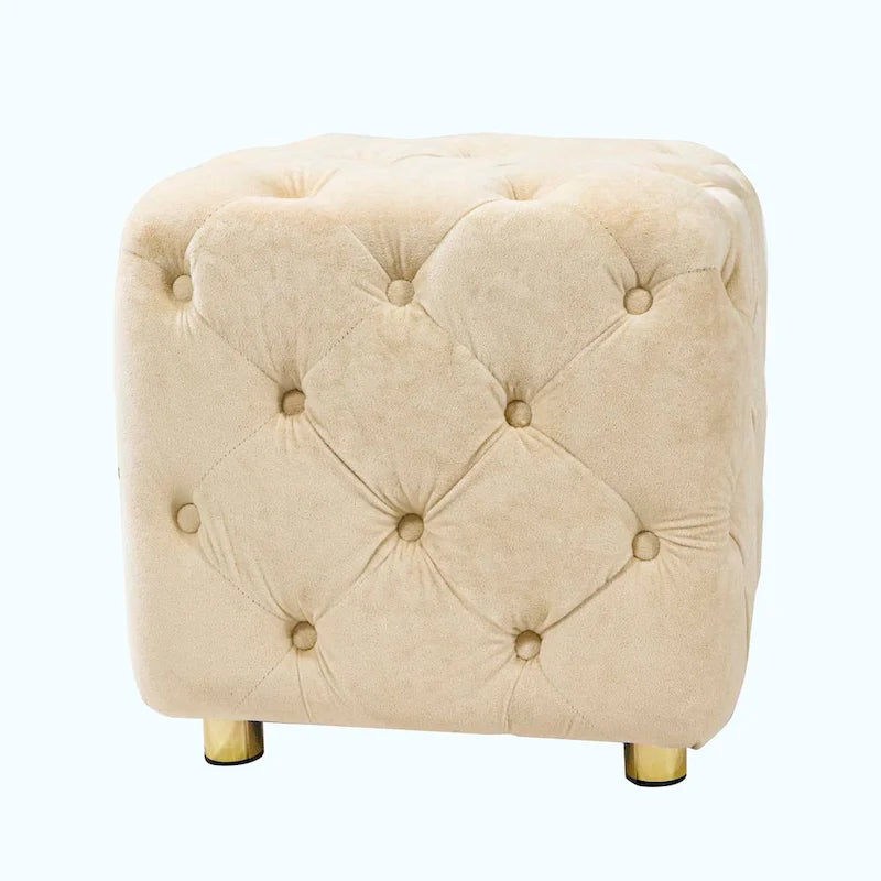 Soft Foot Stool,Dressing Makeup Chair,Upholstered Ottoman