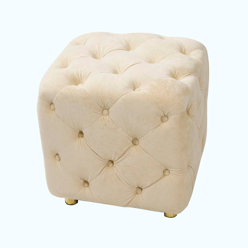 Soft Foot Stool,Dressing Makeup Chair,Upholstered Ottoman