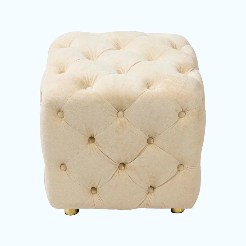 Soft Foot Stool,Dressing Makeup Chair,Upholstered Ottoman