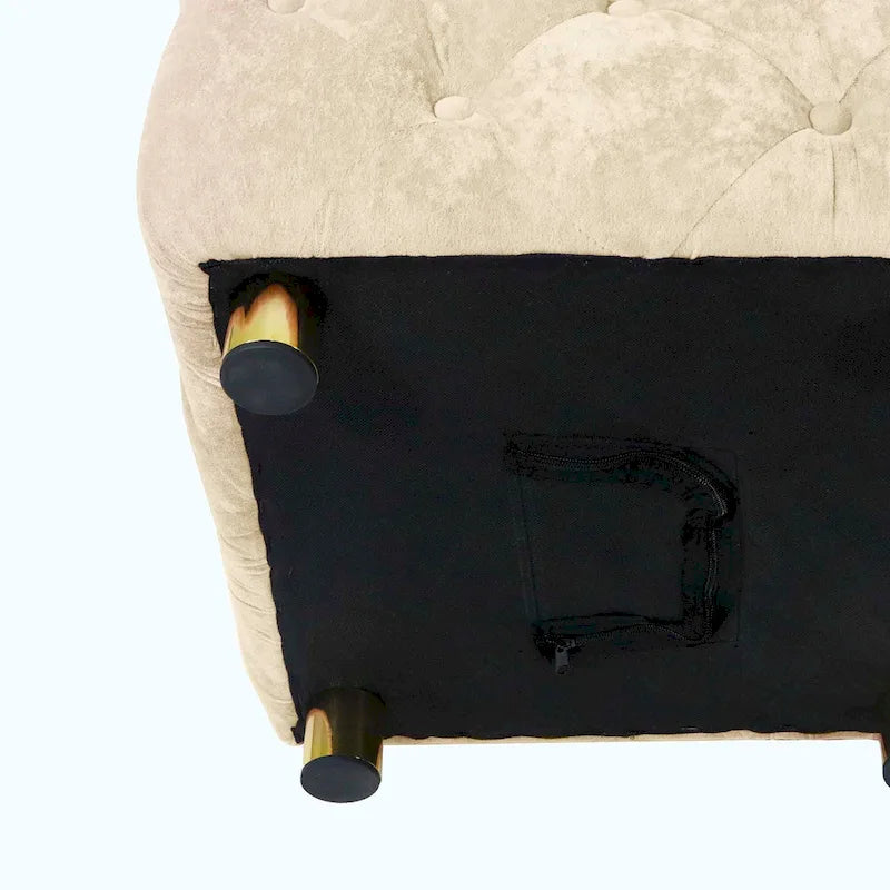 Soft Foot Stool,Dressing Makeup Chair,Upholstered Ottoman