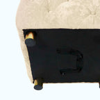 Soft Foot Stool,Dressing Makeup Chair,Upholstered Ottoman