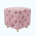 Soft Foot Stool,Dressing Makeup Chair,Upholstered Ottoman