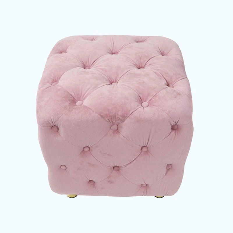 Soft Foot Stool,Dressing Makeup Chair,Upholstered Ottoman