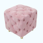 Soft Foot Stool,Dressing Makeup Chair,Upholstered Ottoman
