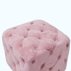 Soft Foot Stool,Dressing Makeup Chair,Upholstered Ottoman