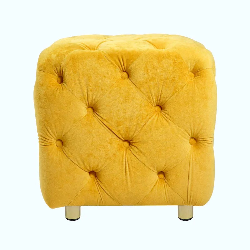 Soft Foot Stool,Dressing Makeup Chair,Upholstered Ottoman