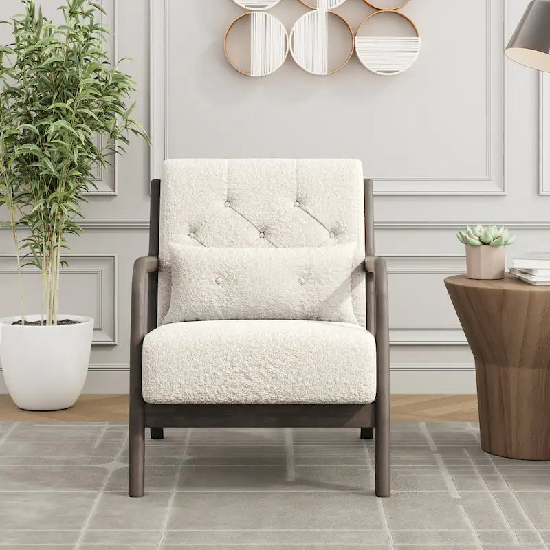 Corvus Zelda Lounge Accent Chair with Arms