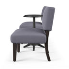 Kyer Transitional Grey Wood 3-piece Table with Chair Set by Furniture of America