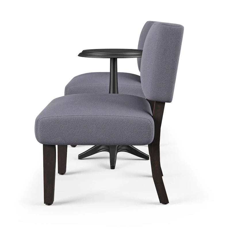 Kyer Transitional Grey Wood 3-piece Table with Chair Set by Furniture of America