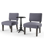 Kyer Transitional Grey Wood 3-piece Table with Chair Set by Furniture of America