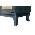 Accent Storage Cabinet With 4 Rattan Doors