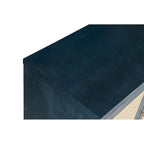 Accent Storage Cabinet With 4 Rattan Doors