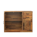 Modern Wood Buffet Sideboard with 2 doors&1 Storage and 2drawers -Entryway Serving Storage Cabinet Doors-Dining Room Console